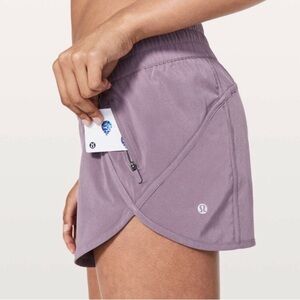 nwot Lululemon Tracker Short V *4" Smoked Mulberry 4 mid rise